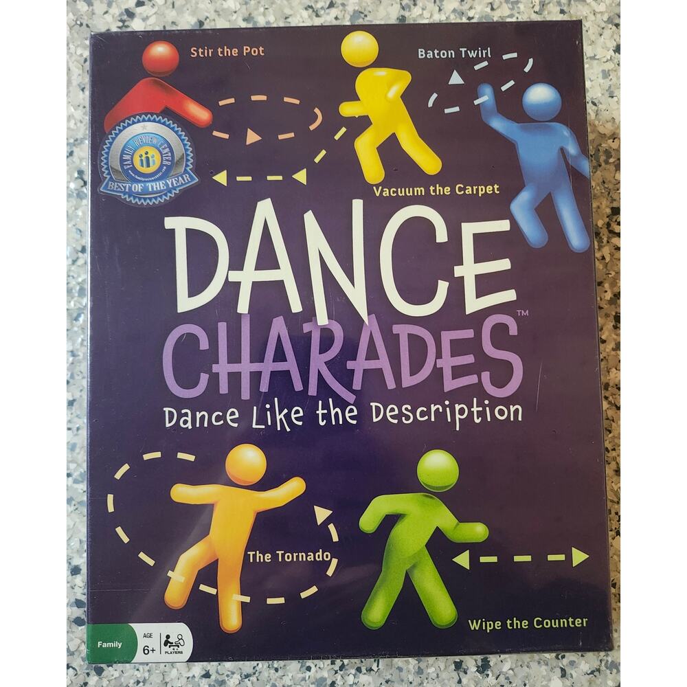 NEW Sealed Dance Charades Family Party Board Game w/ Audio CD
